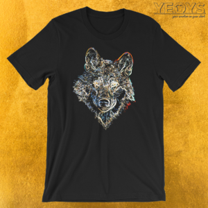 Colorful Wolf T-Shirt | Yeoys.com