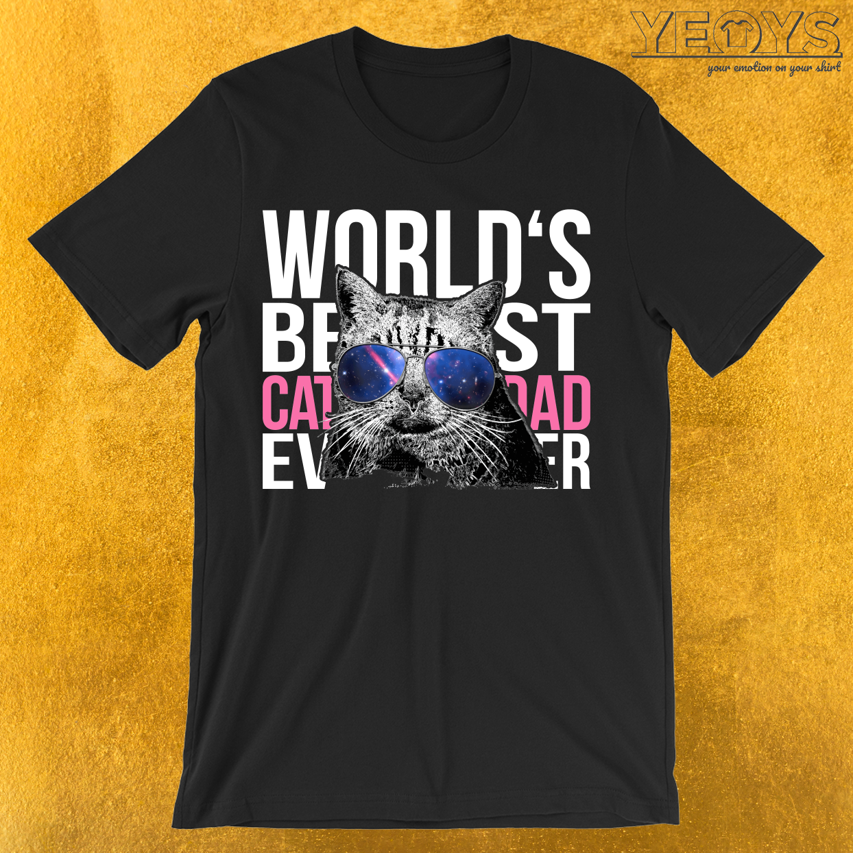 Worlds Best Cat Dad T-Shirt