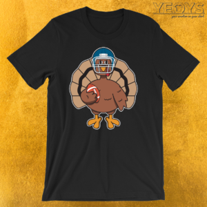 Turkey Football Player T-Shirt | yeoys.com