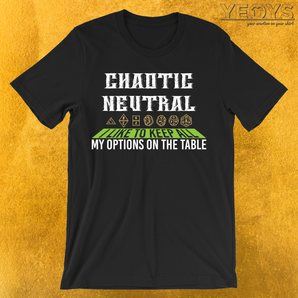 chaotic neutral t shirt