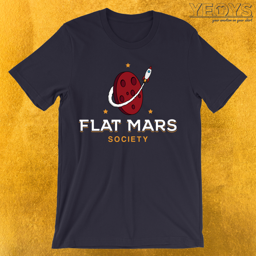 born on earth die on mars t shirt