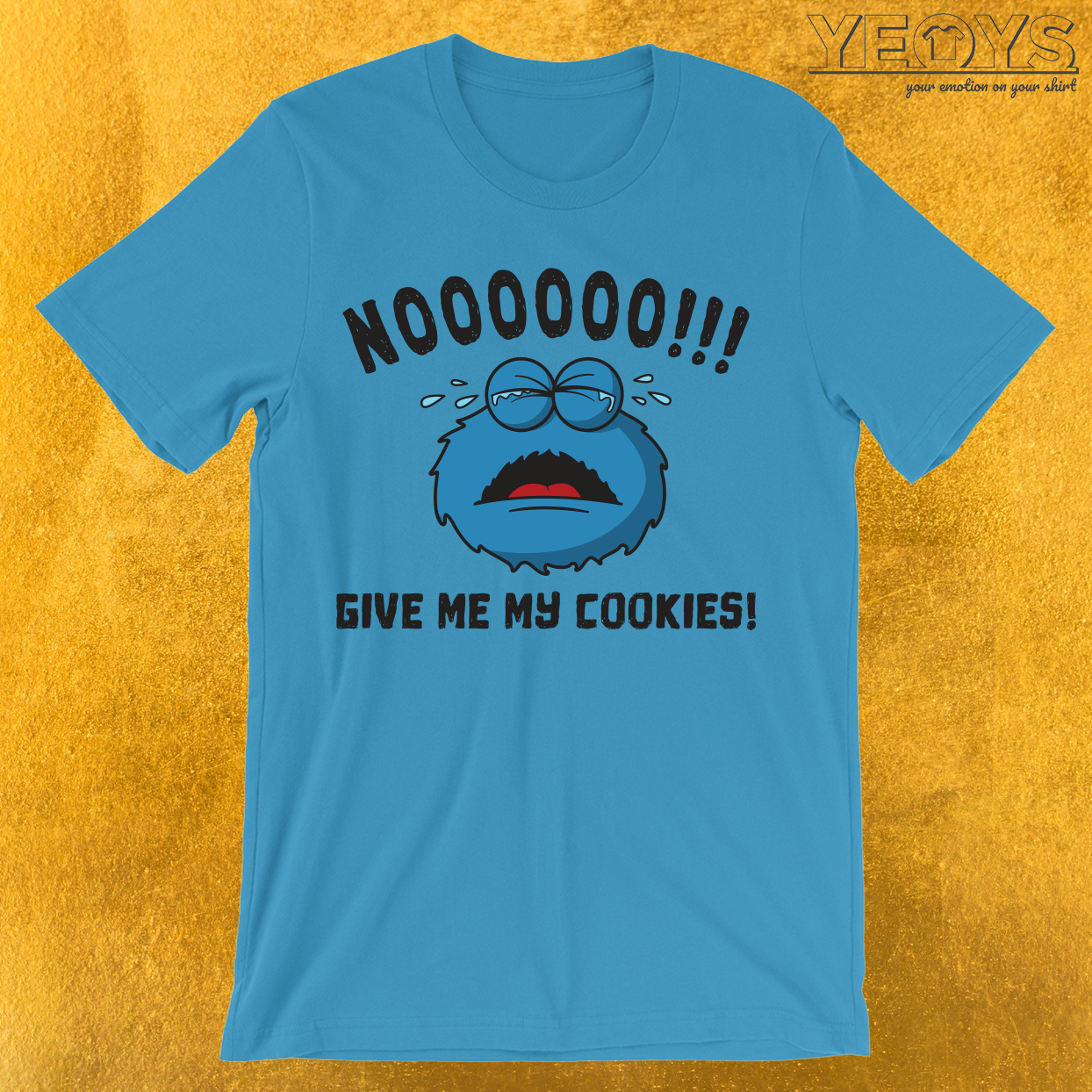 GDPR No More Cookies Monster T-Shirt