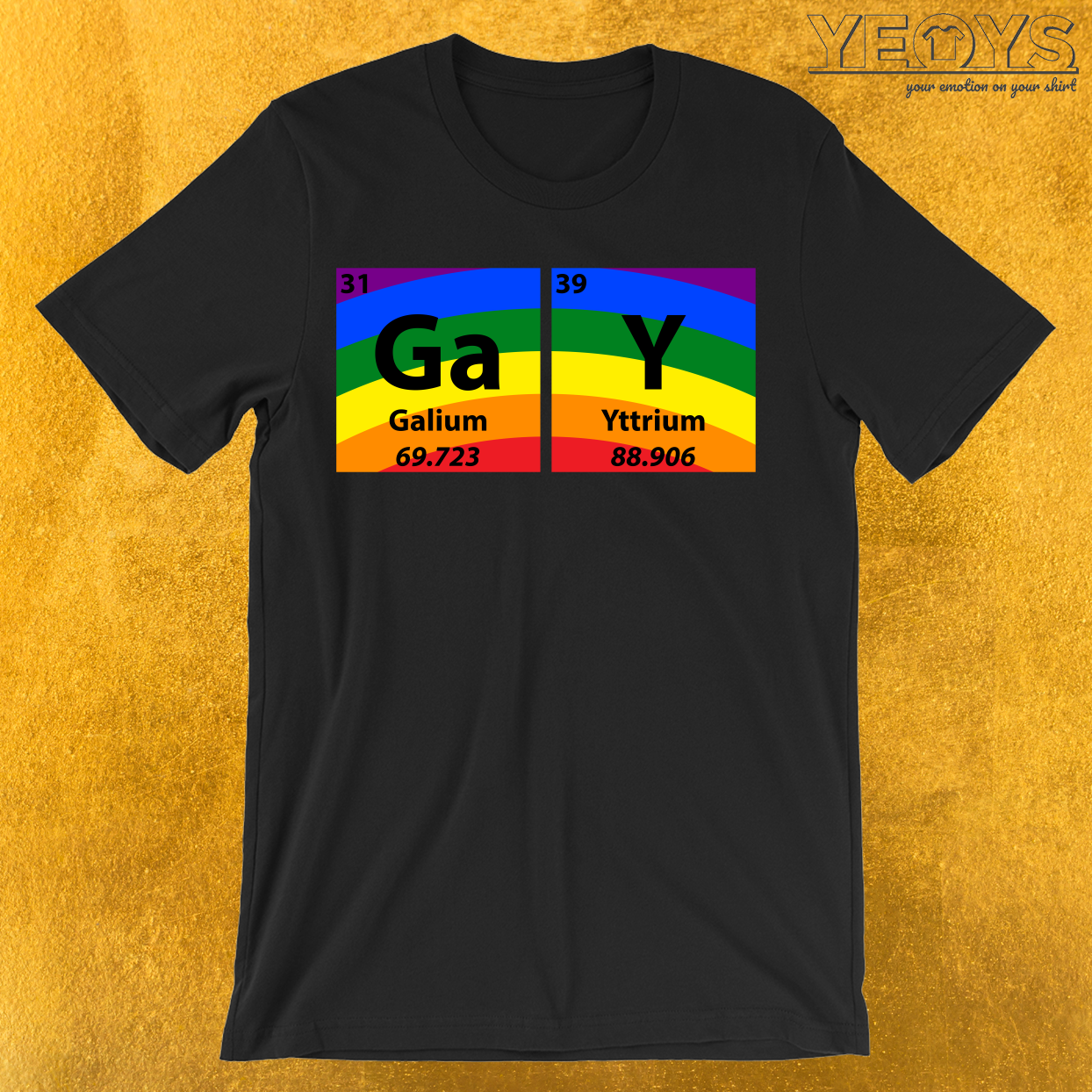 Gay Periodic Table Of Elements T-Shirt