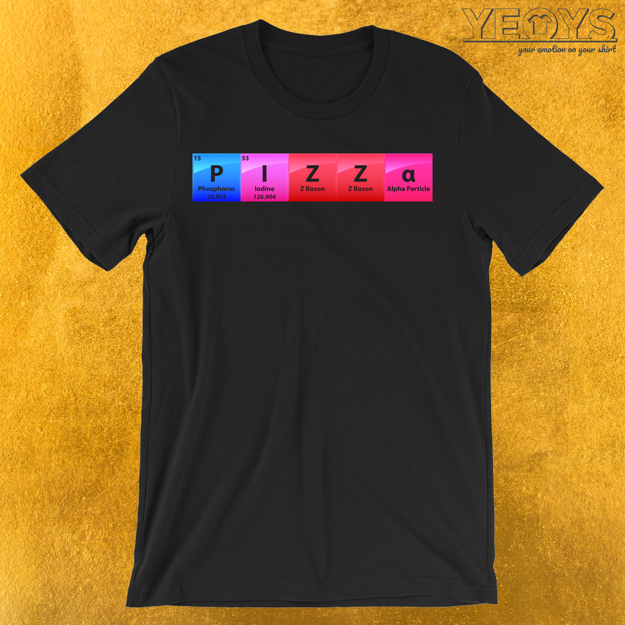 Pizza Periodic Table Of Elements T-Shirt