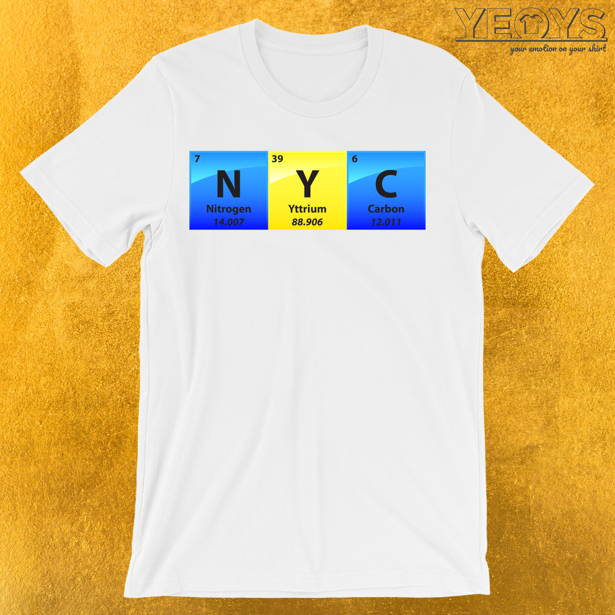 NYC New York City Periodic Table Of Elements T-Shirt