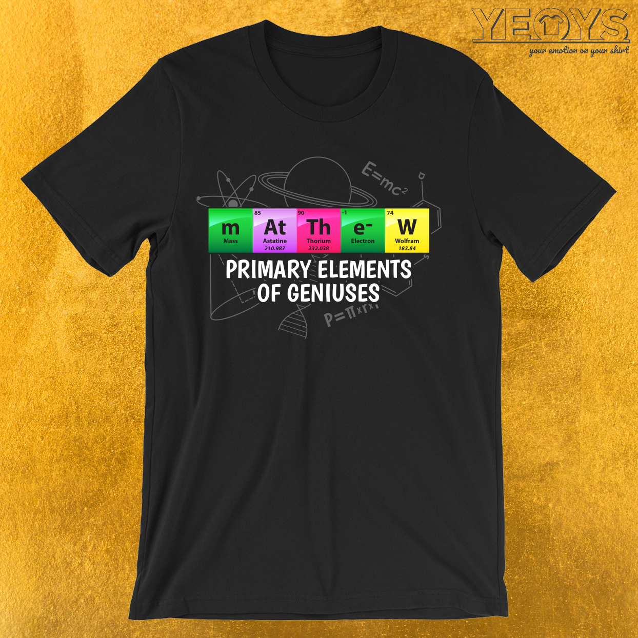 Matthew Primary Elements Of Geniuses T-Shirt