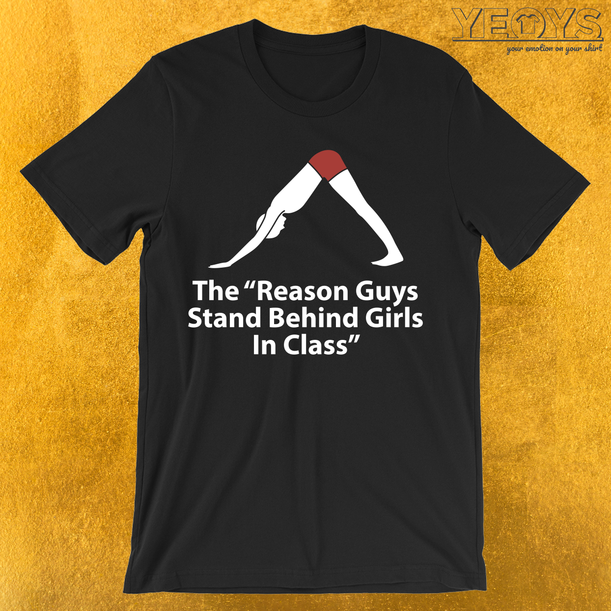 The ‘Reason Guys Stand Behind Girls In Class’ T-Shirt