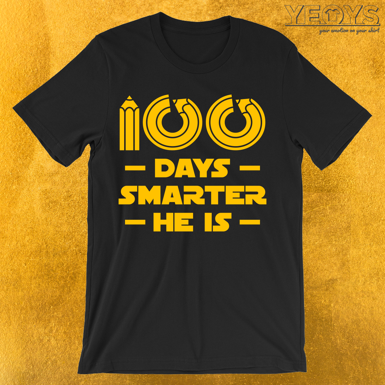 100 Days Smarter He Is T-Shirt