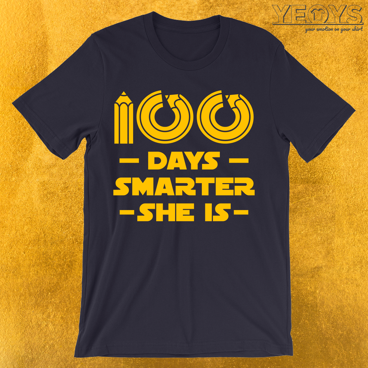 100 Days Smarter She Is T-Shirt