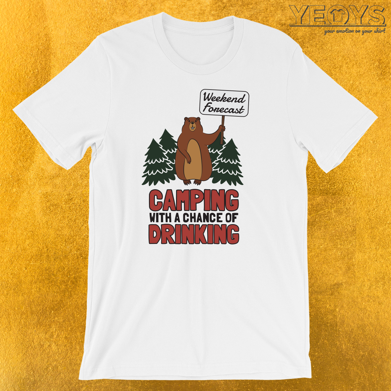 Weekend Forecast Camping T-Shirt