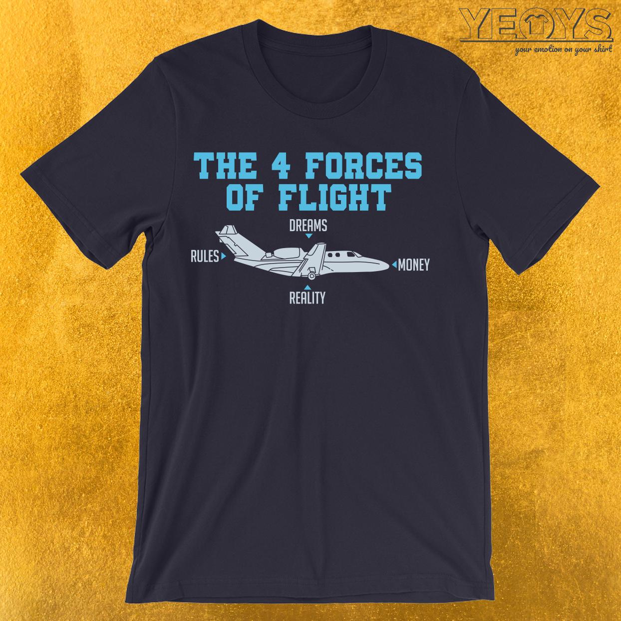 The 4 Forces Of Flight T-Shirt