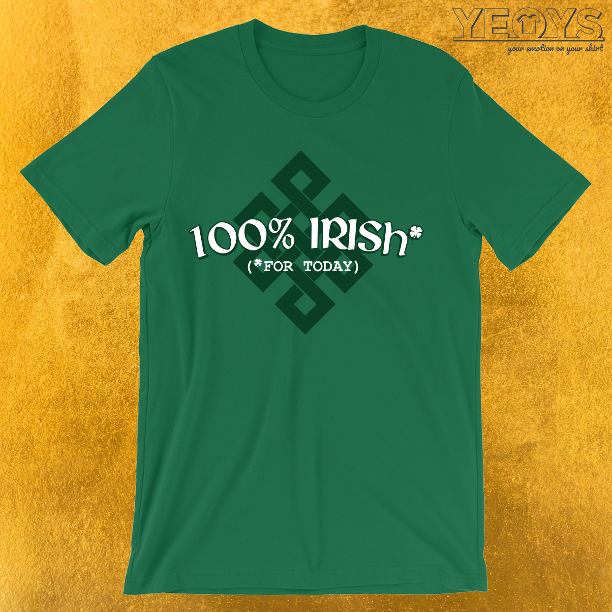 100% Irish For Today T-Shirt