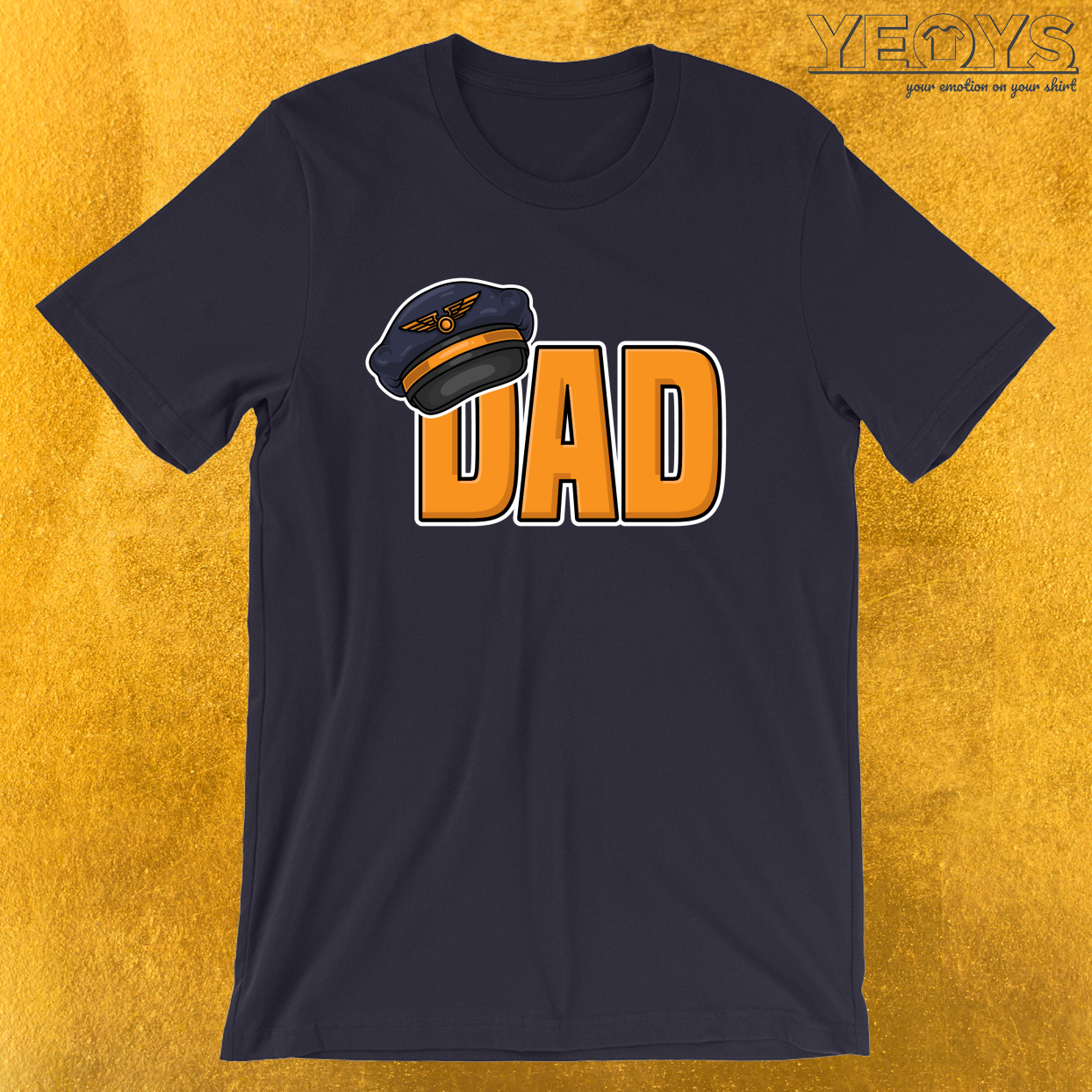 Pilot Dad Cockpit Crew Father – Funny Aviation Quotes Tee