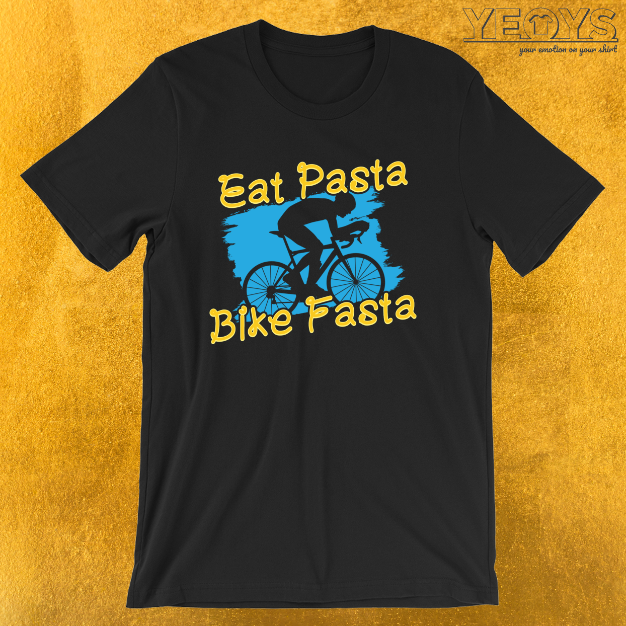 Eat Pasta Bike Fasta – I Love Italian Pasta Tee