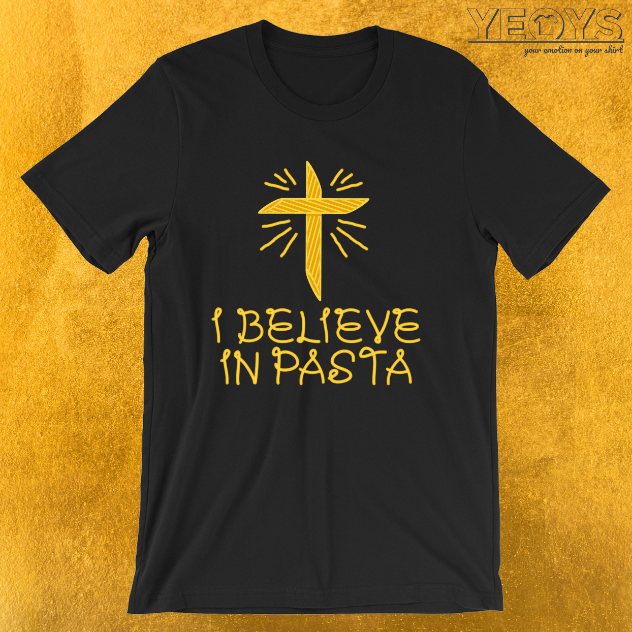 I Believe In Pasta – Funny I Love Italian Pasta Tee