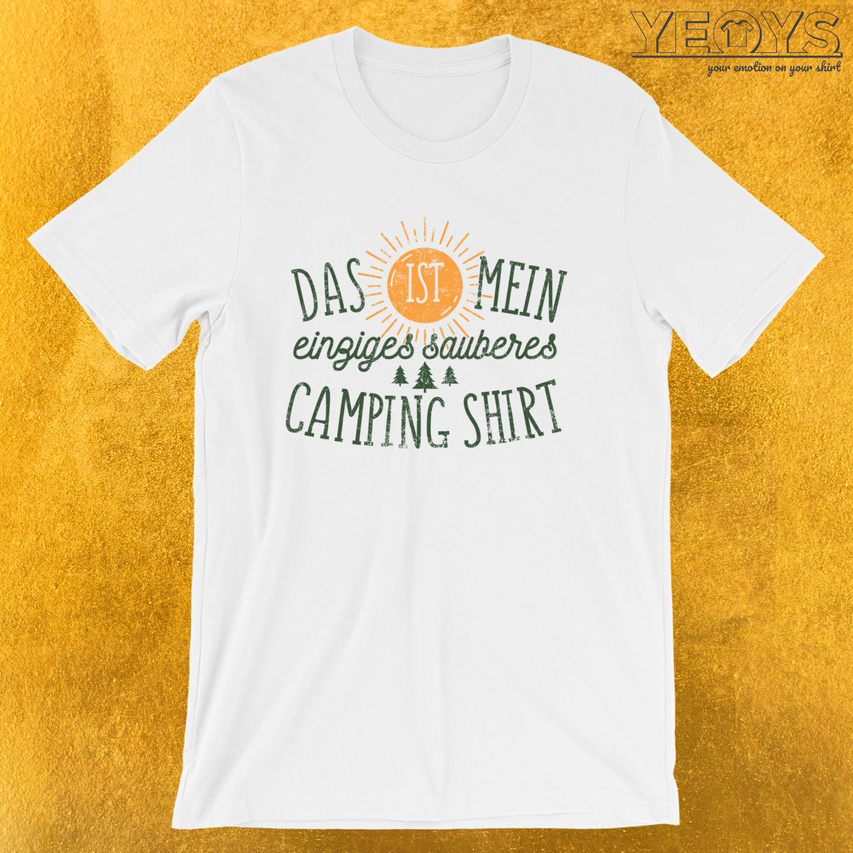 Das Ist Mein Einziges Sauberes Camping Shirt – Lustiges Camping Tee