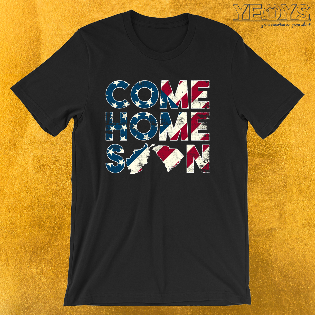 Come Home Soon Afghanistan South Carolina – Military And Veterans Tee