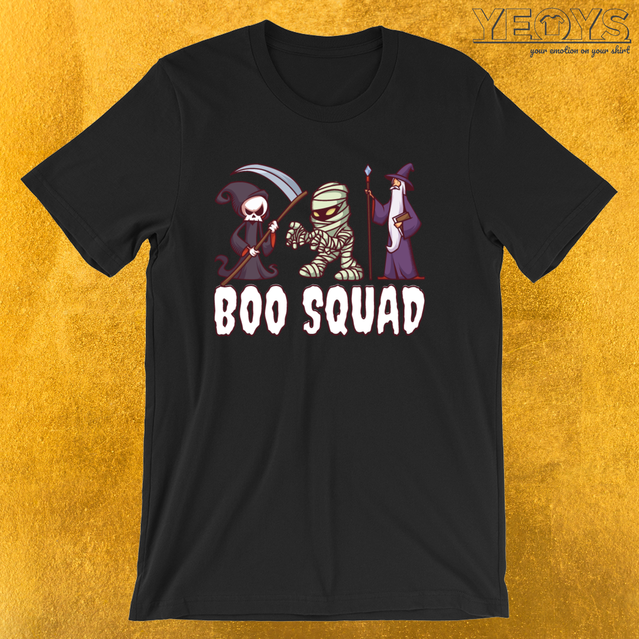 Boo Wordplay – Boo Squad Tee