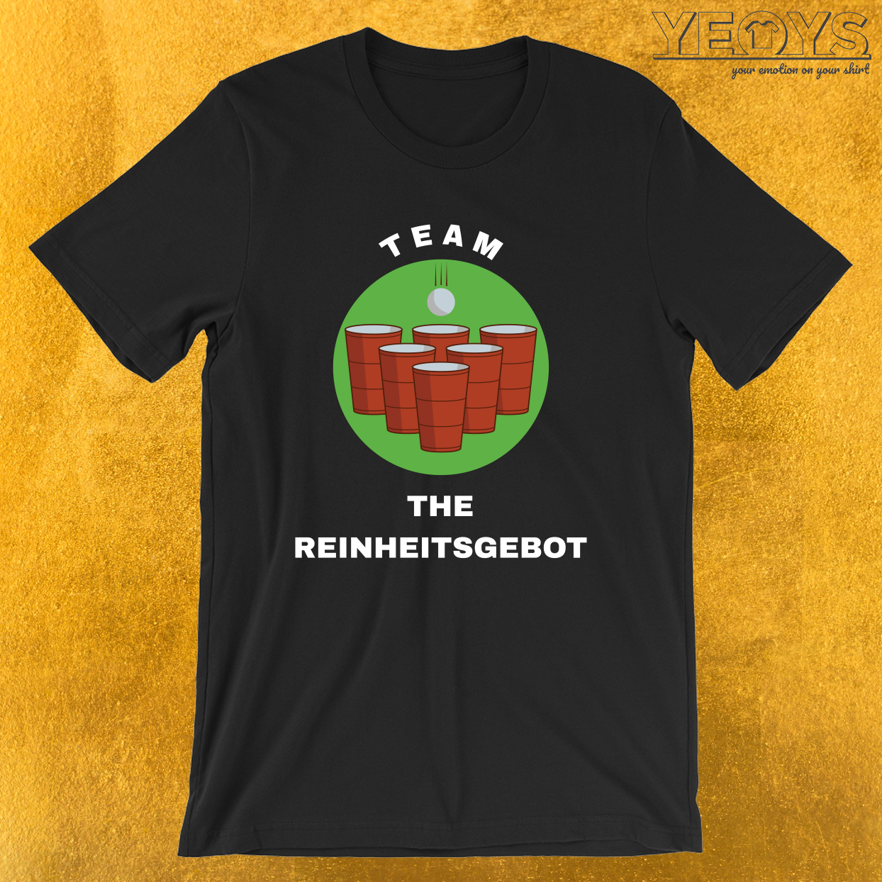 Team The Reinheitsgebot – USA Beer Pong Team Tee