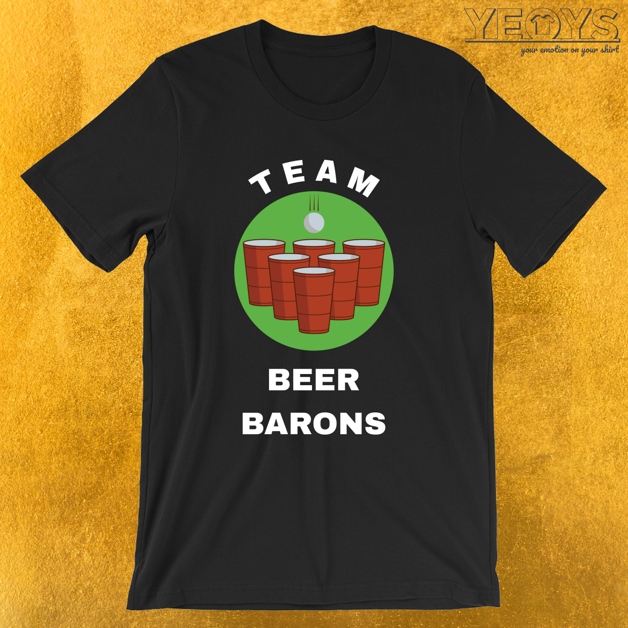 Team Beer Barons – USA Beer Pong Team Tee