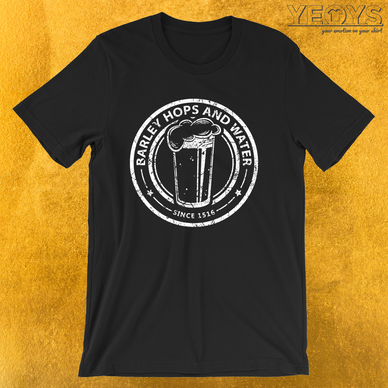 Barley Hops And Water Since 1516 – Reinheitsgebot Tee