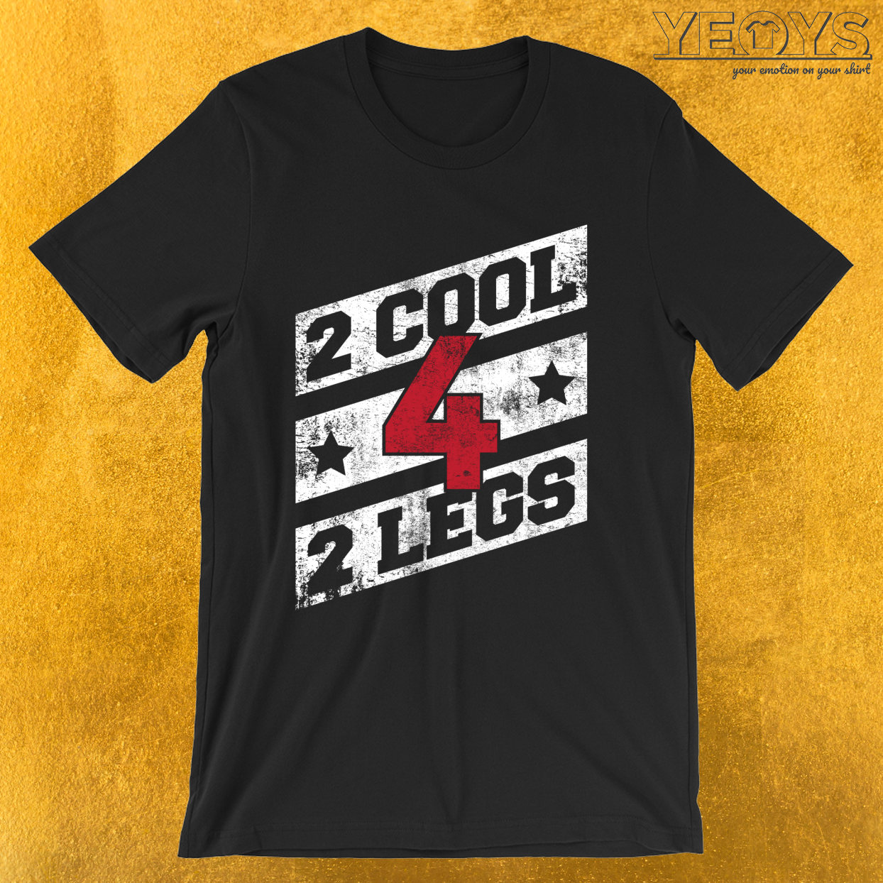 2 Cool 4 2 Legs – Leg Amputee Tee