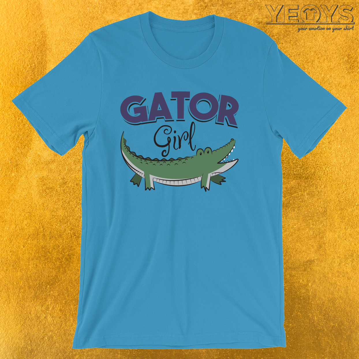 Gator Girl – Reptile Party Alligator Tee