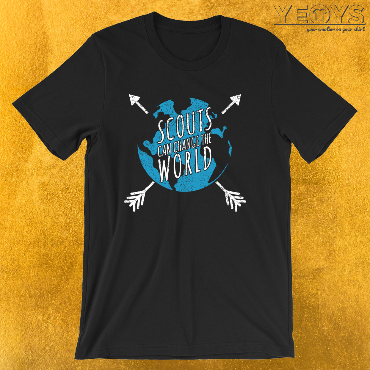 Scouts Can Change The World – Girl & Boy Scout Tee