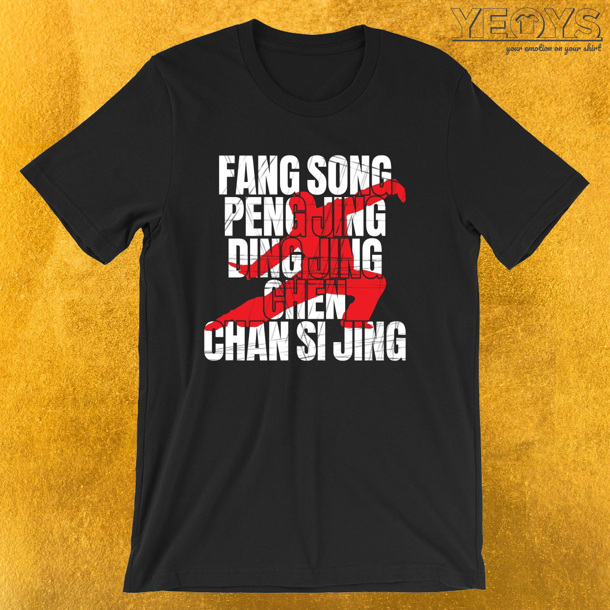 Fang Song Peng Jing Ding Jing – Tai Chi Instruction Tee