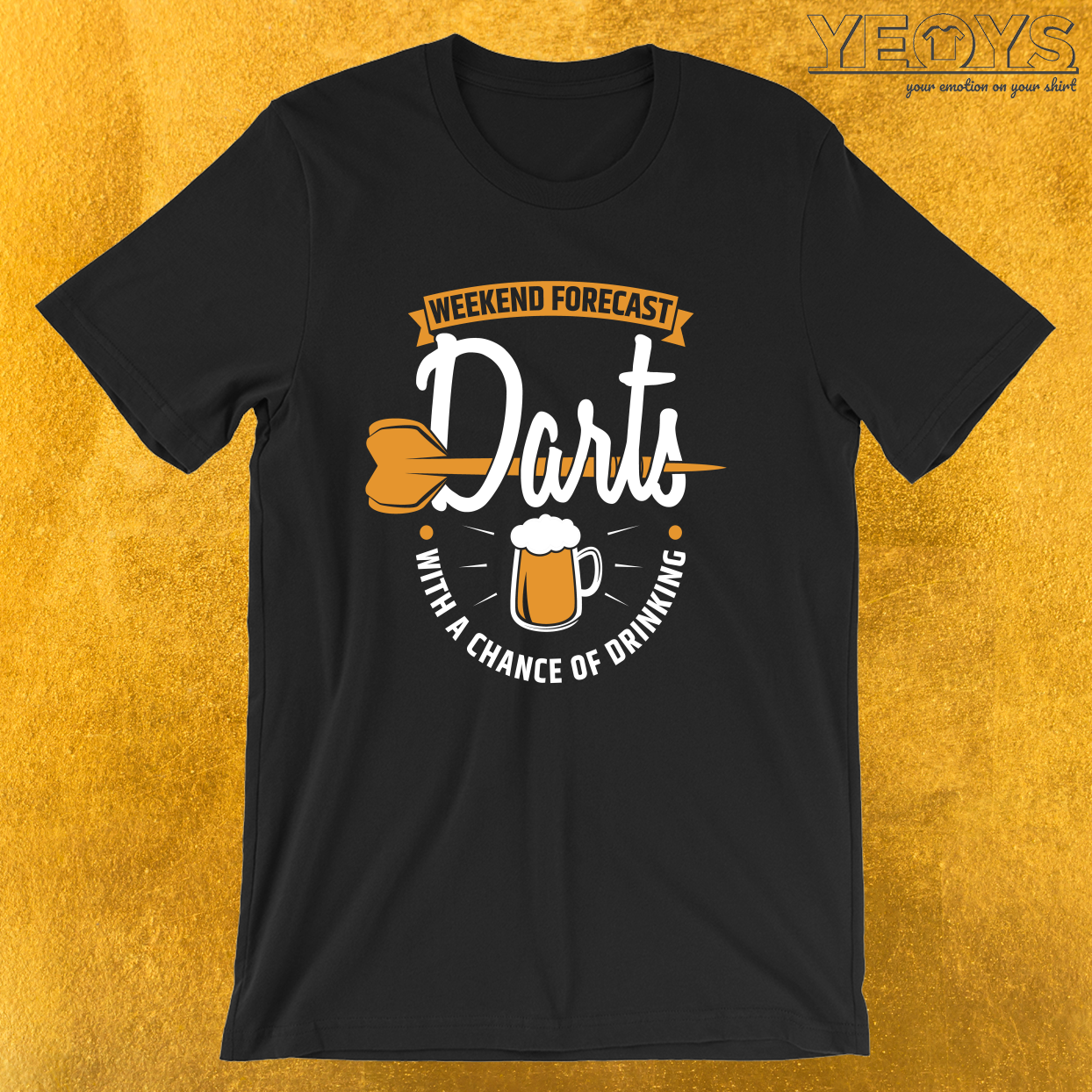 Weekend Forecast Darts With A Chance – Darts & Beer Tee